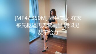 [MP4/ 350M] 眼镜美女 在家被先抠逼再无套输出 貌似男友不给力