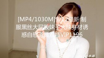 [MP4/1030M]9/12最新 制服黑丝大屁股妹子火辣身材诱惑自慰道具双插VIP1196