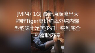 [MP4/ 1G] 最新原版流出大神胖Tiger高价约战外纯内骚型韵味十足美少妇一镜到底全程露脸肉棒