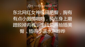 东北网红女神极品肥臀，胸有有点小激情啪啪，骑在身上磨蹭脱掉内裤，主动套弄抽插美臀，插得小逼水声哗哗