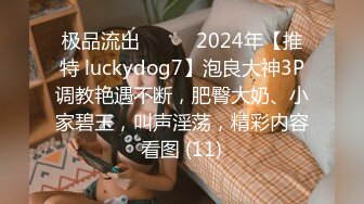 极品流出❤️❤️2024年【推特 luckydog7】泡良大神3P调教艳遇不断，肥臀大奶、小家碧玉，叫声淫荡，精彩内容看图 (11)