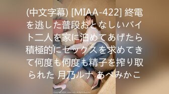 (中文字幕) [MIAA-422] 終電を逃した普段おとなしいバイト二人を家に泊めてあげたら積極的にセックスを求めてきて何度も何度も精子を搾り取られた 月乃ルナ あべみかこ