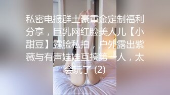 私密电报群土豪重金定制福利分享，巨乳网红脸美人儿【小甜豆】露脸私拍，户外露出紫薇与有声娃娃互搞第一人，太会玩了 (2)